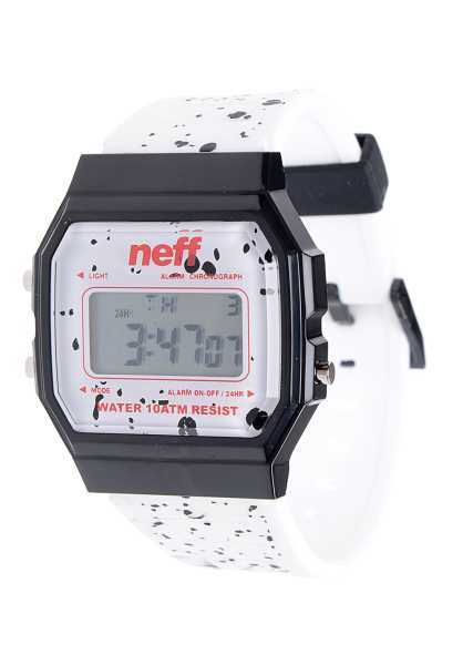 Neff Flava Xl Surf - Bianco Uomo Moda Orologi (B2532)